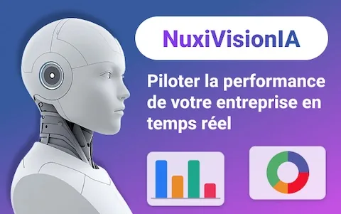 Capture d’écran : NuxiVision — dashboards personnels + lecture assistée IA