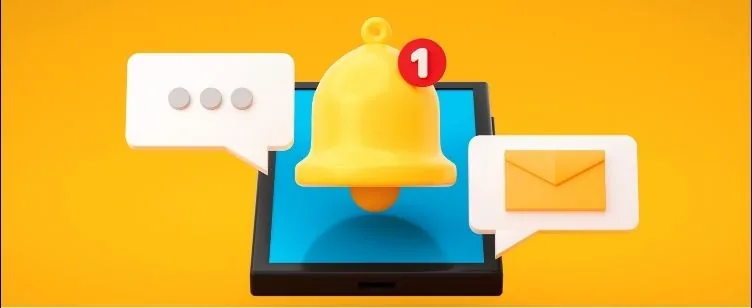 Capture d’écran : Messages de l'entreprise — la cloche qui vous parle