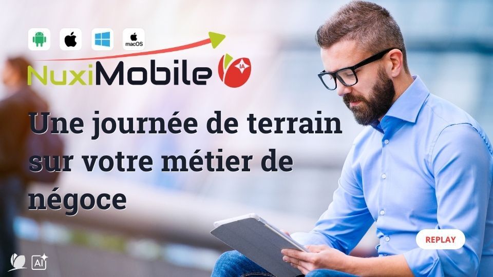 Aperçu de la web démo « Une journée de terrain sur votre métier de négoce »